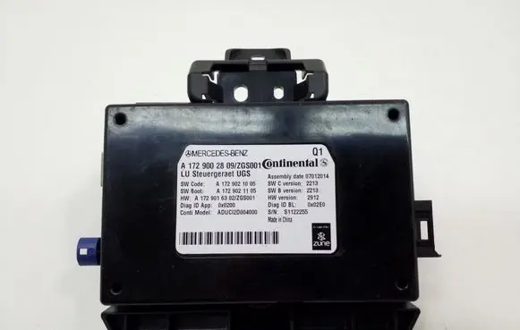 Mercedes-Benz C W204 Other control units/modules A1729002809
