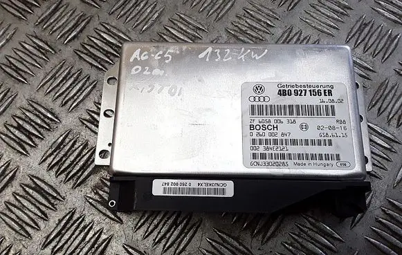 Audi A6 S6 C5 4B Gearbox control unit/module 4b0927156er 0260002847