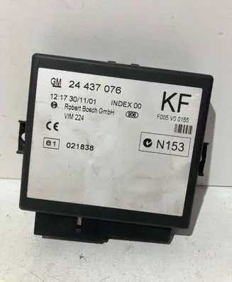 Opel Zafira A Comfort/convenience module 24437076