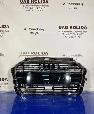 Audi A3 S3 8V Front bumper upper radiator grill