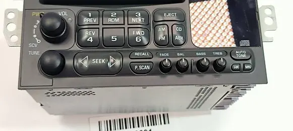 Chevrolet Corvette C5 Radio/GPS head unit trim 09390211