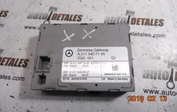 Mercedes-Benz CLS C219 Gateway control module A2115407145