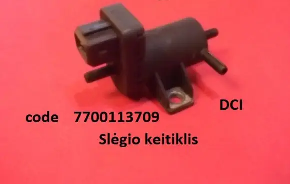 Renault Megane II Turbo solenoid valve 7700113709