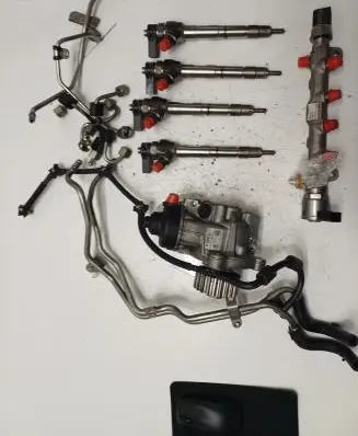 Audi A6 S6 C7 4G Fuel injection system set 0445010537 04L130755D 0445110471