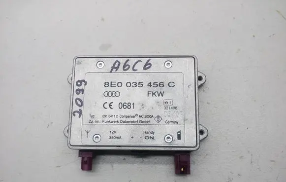 Audi A6 S6 C6 4F Antenna control unit 8E0035456C