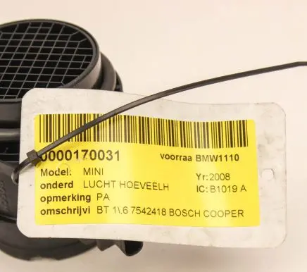 Mini Cooper Countryman R60 Mass air flow meter 0280218205