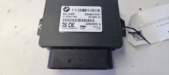 BMW 5 F10 F11 Hand brake control module 23122010 6853703 32620259A