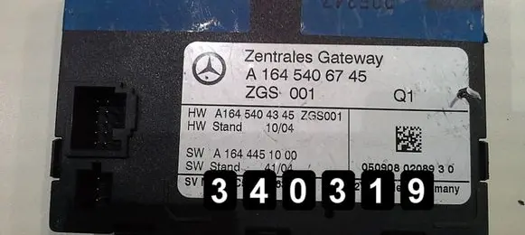 Mercedes-Benz ML W164 Engine control unit/module 1645406745