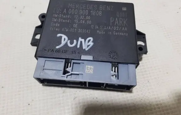 Mercedes-Benz C W205 Parking PDC control unit/module 0009001808DDS A0009001808