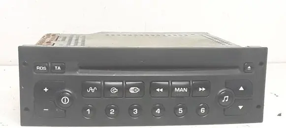 Peugeot 206 Radio/CD/DVD/GPS head unit 96488013XT VDR0198360 PSARC010000