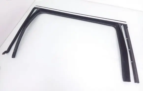 Volkswagen PASSAT B7 Rubber seal rear door window/glass 3C9839431E