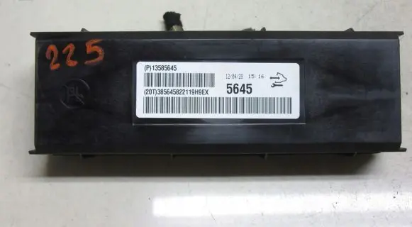 Chevrolet Cruze Other control units/modules 13585645