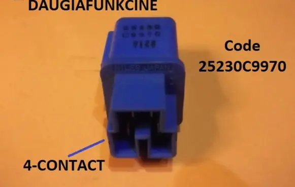 Nissan Maxima Other relay 25230C9970