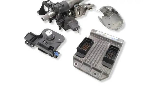 Opel Meriva A Engine ECU kit and lock set 24445098 97350948 13168316