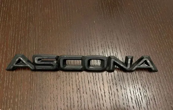 Opel Ascona C Manufacturers badge/model letters 90104681