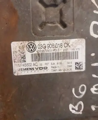 Volkswagen PASSAT B6 Engine control unit/module 03G906018CK 5WP45602AC