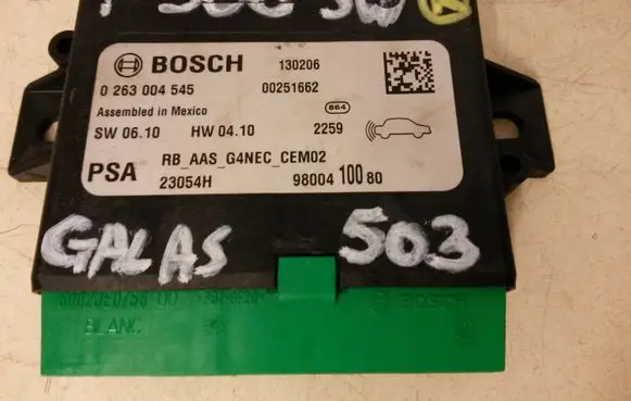 Peugeot 508 Parking PDC control unit/module 9800410080 0263004545 23054H