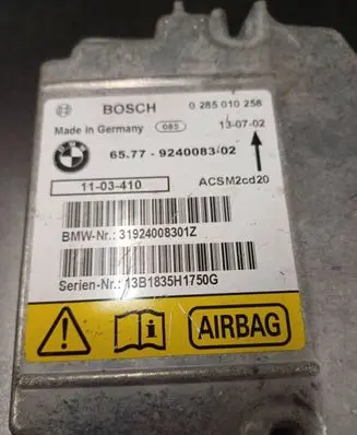 BMW X5 E70 Airbag control unit/module 0285010258