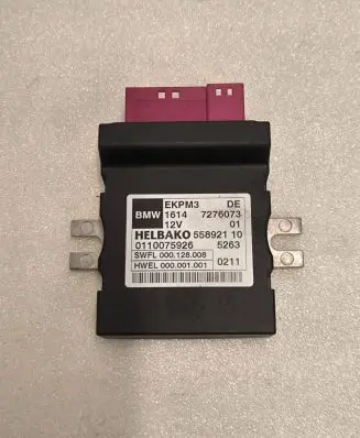 Fuel injection pump control unit/module