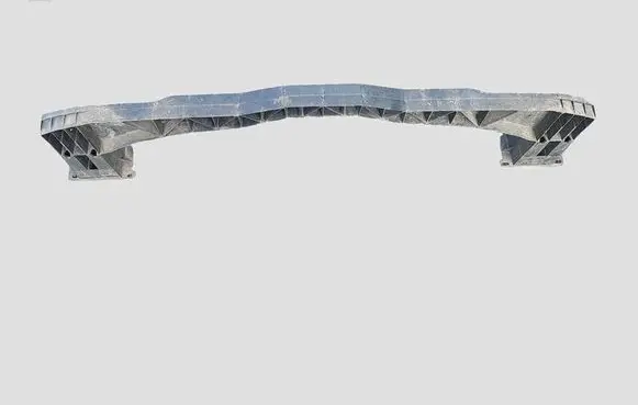Citroen C4 I Front bumper cross member 9646895580
