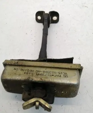Front door check strap stopper
