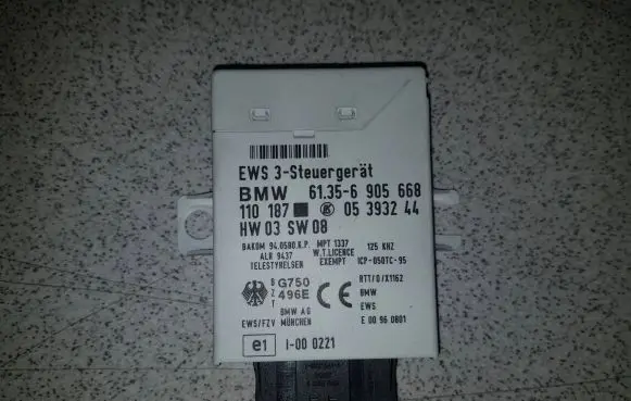 BMW 5 E39 Immobilizer control unit/module 61356905668 05393244