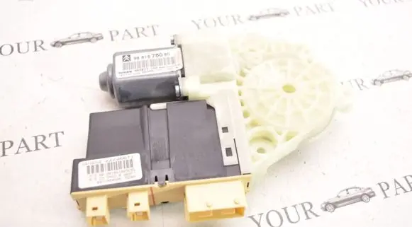 Citroen C4 I Front door window regulator motor 9681576080