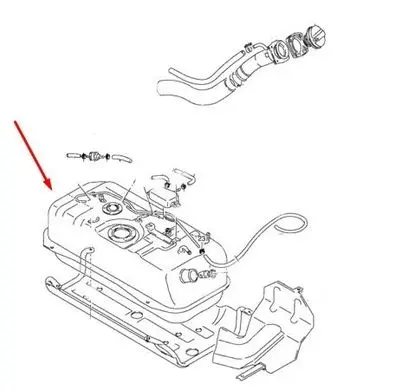Suzuki Vitara (ET/TA) Fuel tank 8910164A50