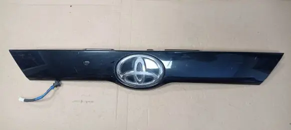 Trunk door license plate light bar