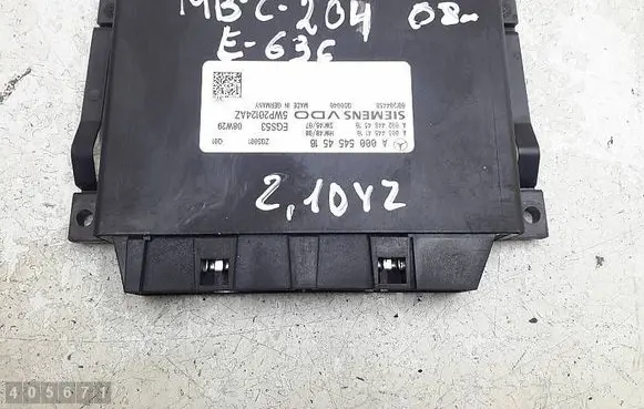 Mercedes-Benz C W204 Gearbox control unit/module A0005454516 A0034464110 A0024484510