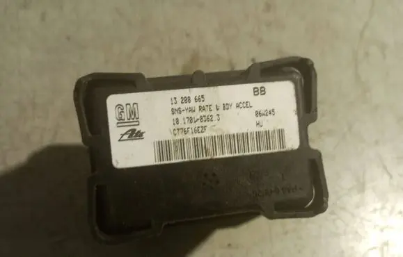 Opel Zafira B ESP acceleration yaw rate sensor 13208665 10170103623 CT76F16EZF