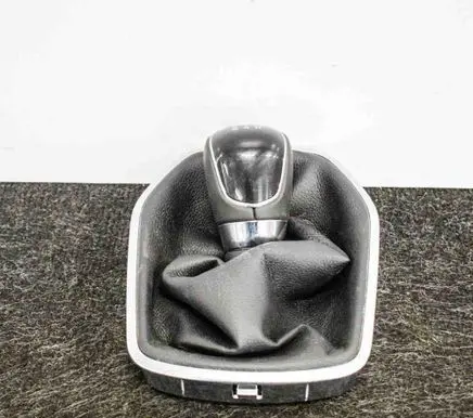 Gear lever shifter trim leather/knob