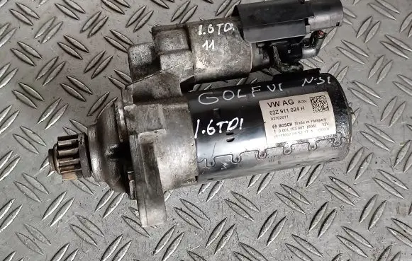 Volkswagen Golf VI Starter motor 02Z911024H 02102011 0001153007