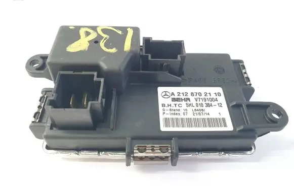 Mercedes-Benz E W212 Heater blower motor/fan resistor A2128702110 5HL01038412