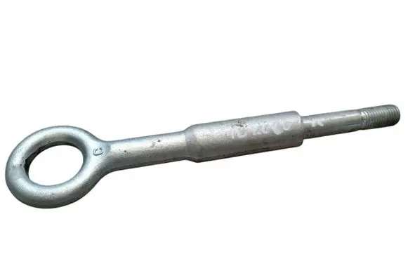 Towing hook eye