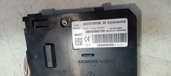 Renault Megane III Ignition key card reader A2C53185186 285909828R