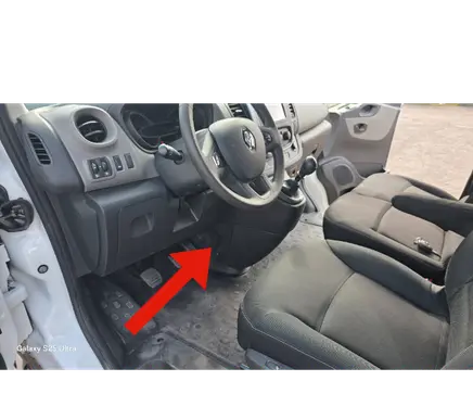 Opel Vivaro Dashboard side end trim 1259235X 48115