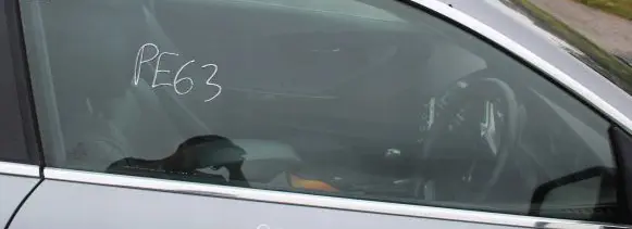 BMW 6 E63 E64 Sliding door window/glass 