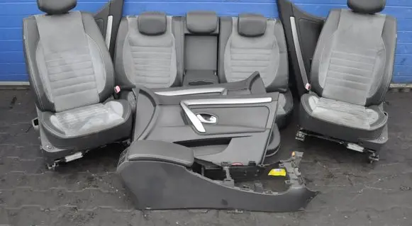 Renault Laguna III Seat and door cards trim set 
