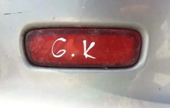 Rear tail light reflector