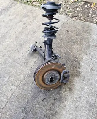 Front wheel hub spindle knuckle