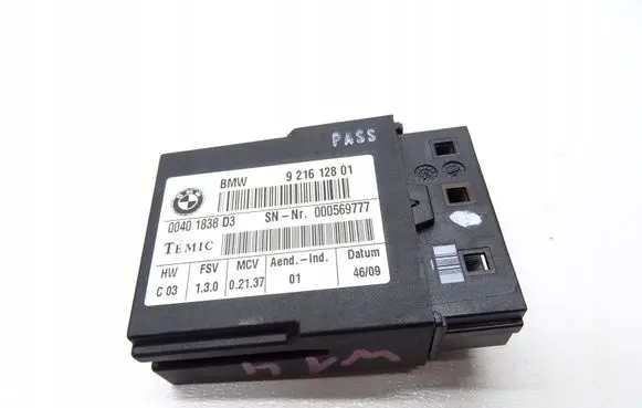BMW 3 E90 E91 Seat control module 9216128