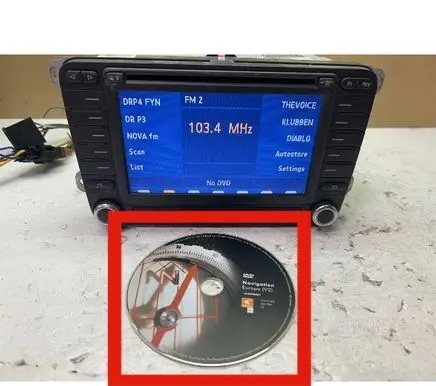 Volkswagen Touran I Navigation maps CD/DVD 3C0051859 2007904