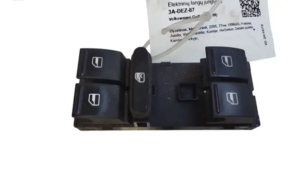 Volkswagen Golf V Electric window control switch 1K4959857A