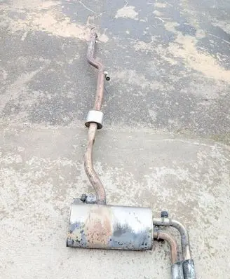 BMW X3 F25 Muffler/silencer 7606413 7606412