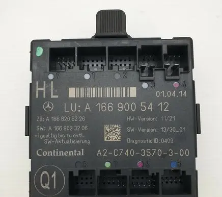 Mercedes-Benz ML W166 Door control unit/module A1669005412