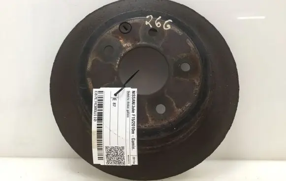 Nissan Juke I F15 Rear brake disc 