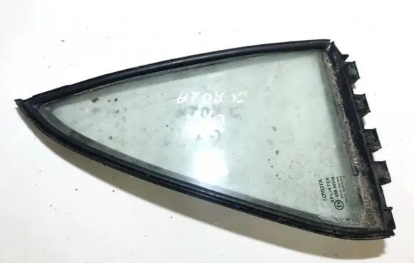Rear vent window glass