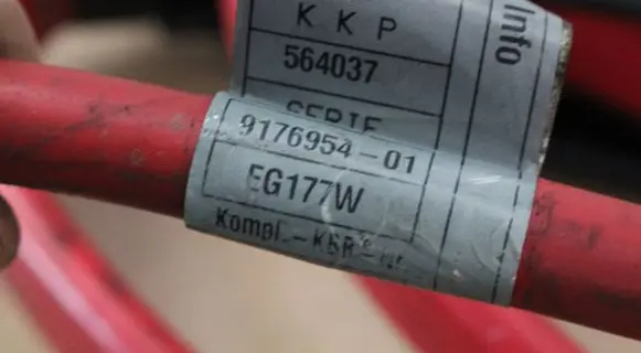 BMW 6 E63 E64 Positive cable (battery) 9176954