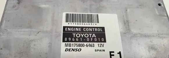Toyota Corolla Verso AR10 Engine control unit/module 896610F010 1758006463 MB1758006463